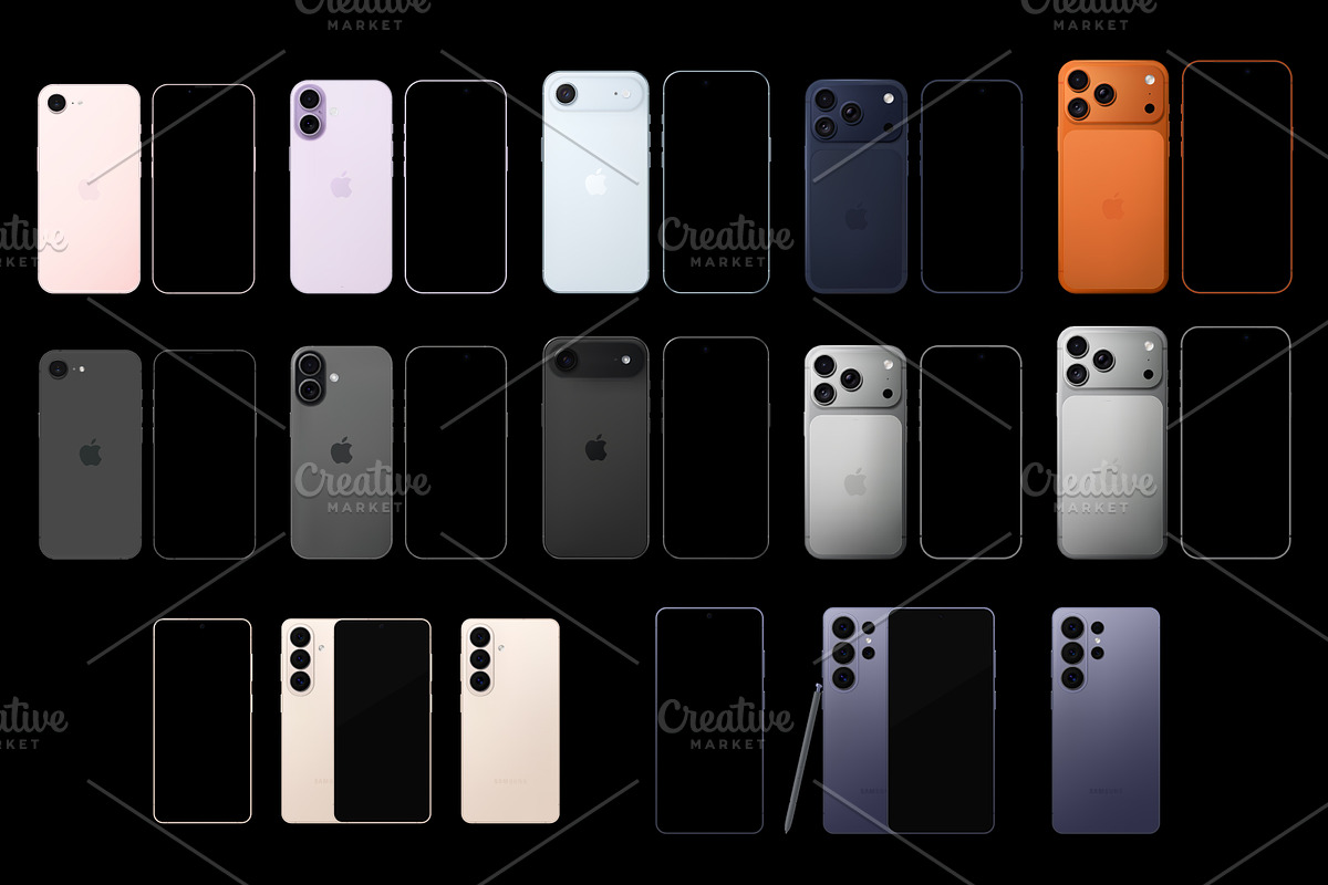 80 Phone mockups 2026 Vector + PNG, an iPhone Mockup by PhotoVector (Photo 6 of 9)
