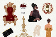 Midnight Masquerade Collection, a Decorative Illustration by divanovskaya_nv (Thumbnail 9 of 15)