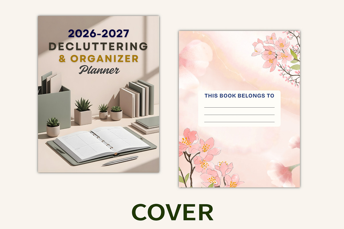 2026–2027 Decluttering & Organizer, a Stationery Template by Designmela01 (Photo 3 of 10)