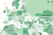 Detailed World Map 60x40 max - jpeg, an Illustration by Plums Pixel Love (Thumbnail 9 of 12)