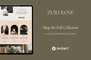 Showit Website Template | Zuri Rose, a Websites & App Template by Ladyfang Creative (Thumbnail 8 of 8)