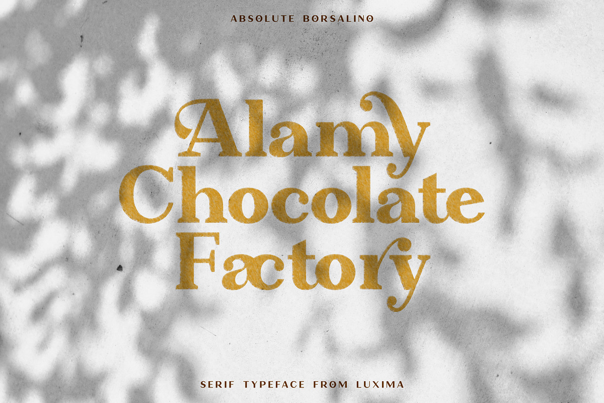 Absolute Borsalino - Serif Font, a Serif Font by Luxima (Photo 15 of 15)