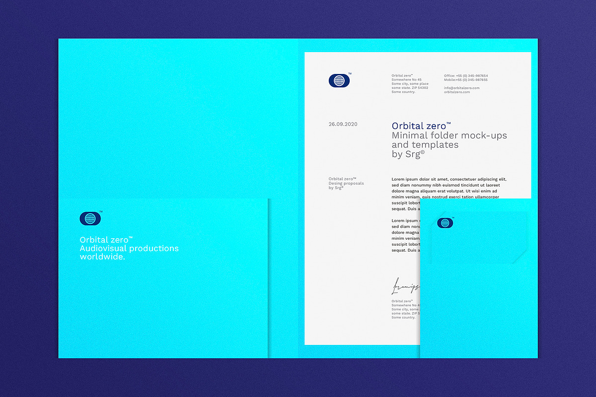 20 folder mock-ups & templates, a Product Mockup by Srg® (Photo 17 of 21)