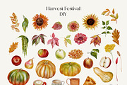 Harvest Festival Autumn Watercolor, a Seasonal Illustration by Catch the Dream Art (Thumbnail 3 of 12)