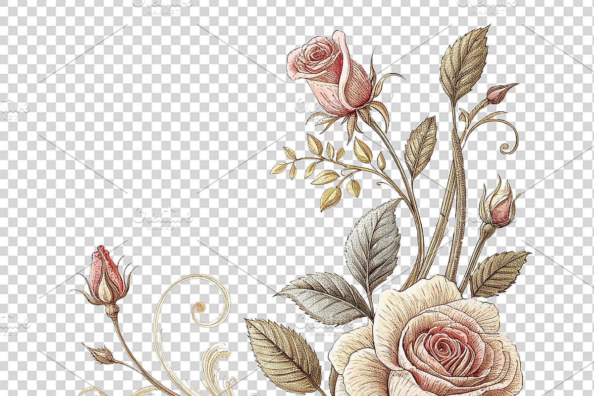 Quirky Whimsy Hand Drawn Flowers, a Decorative Illustration by MRI STUDIO (Photo 33 of 45)