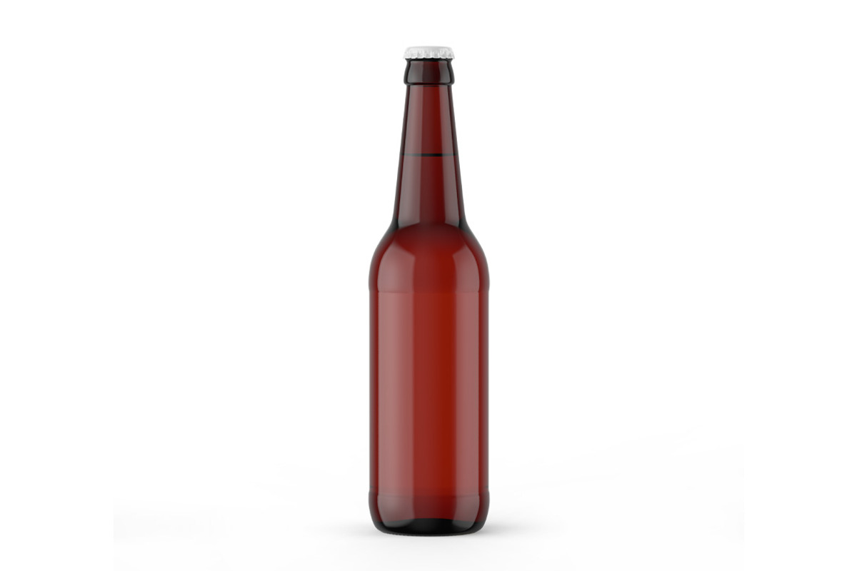 Amber Glass Beer Bottle Mockup, a Product Mockup by Green Art (Photo 2 of 5)