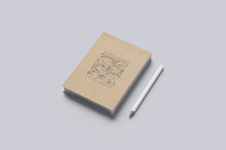 A6 Notepad Mockup, a Product Mockup by Riel Concept