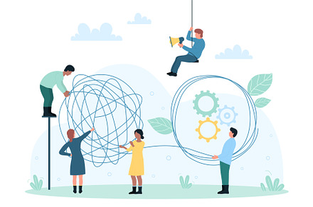 Business communication, rational, an Object Illustration by Flashvector