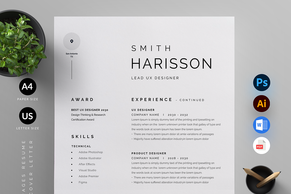 Resume/CV, a Resume Template by Reuix Studio (Photo 2 of 5)