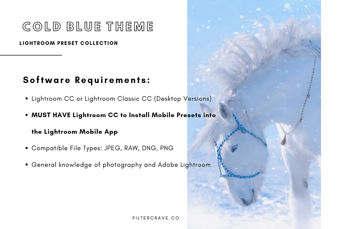 Cold Blue Lightroom Presets Theme preview 5