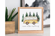 Camping watercolor set, an Animal Illustration by Estudio 812 (Thumbnail 8 of 9)