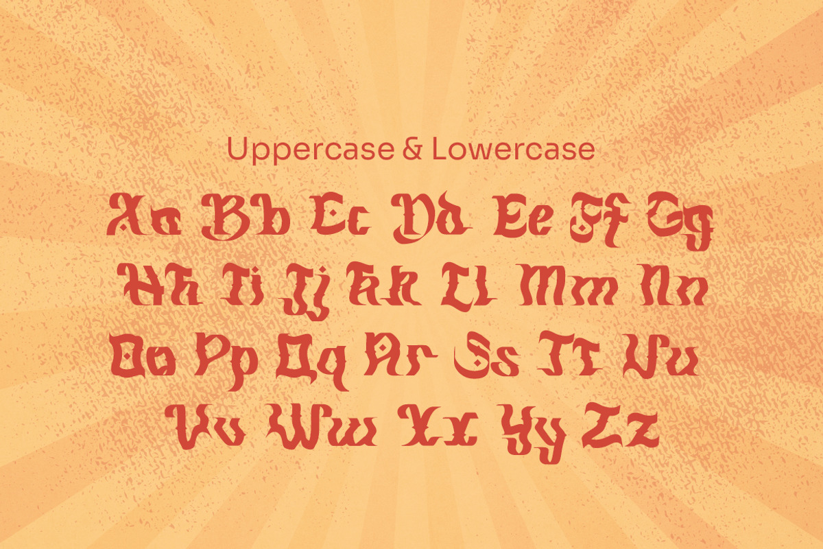 Fellaud - Vintage Blackletter Font, a Blackletter Font by Dhabee (Photo 10 of 11)