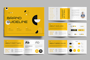 Brand Guidelines Template, a Brochure Template by MightyDesign