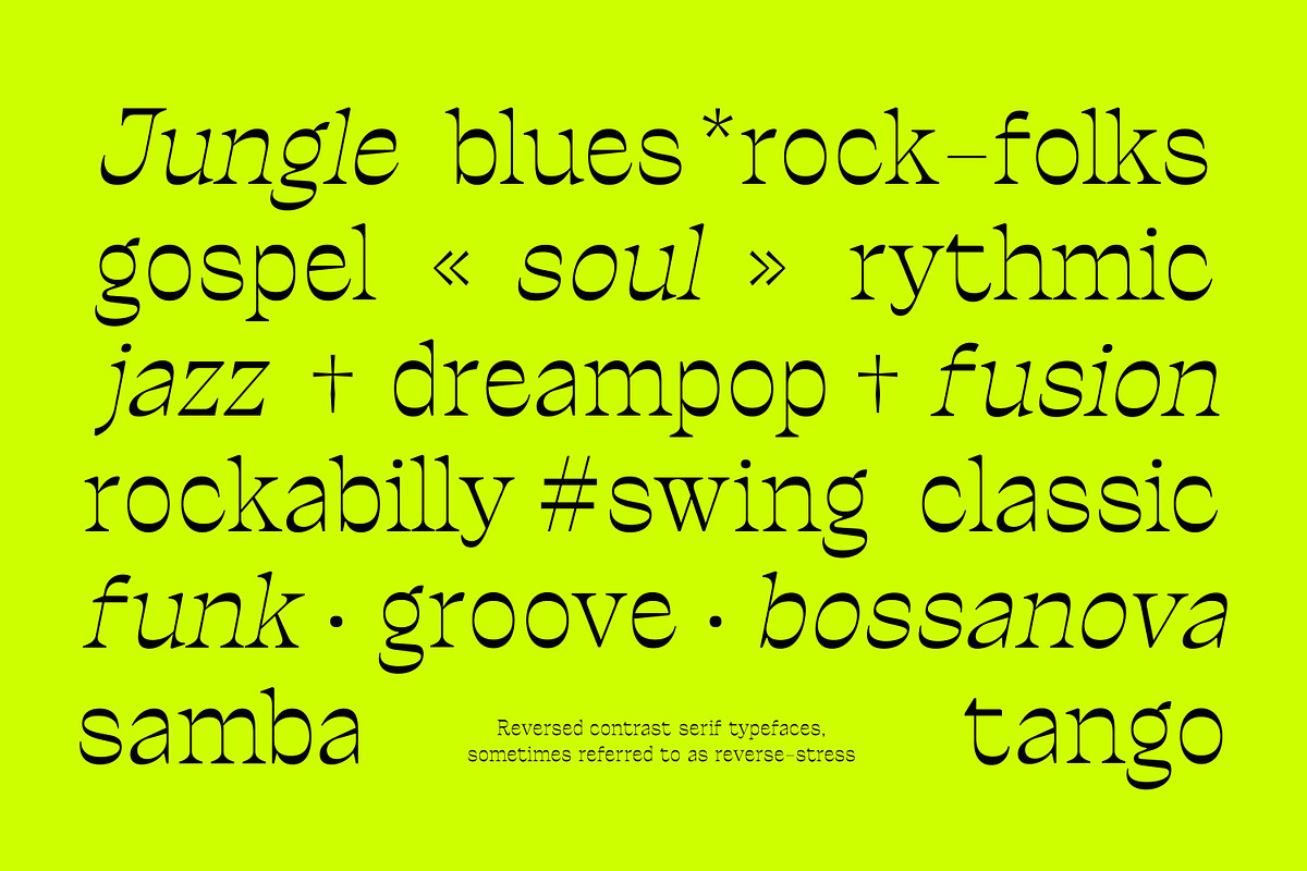 Ronders Reverse Contrast Font, a Serif Font by Genetype (Photo 6 of 10)