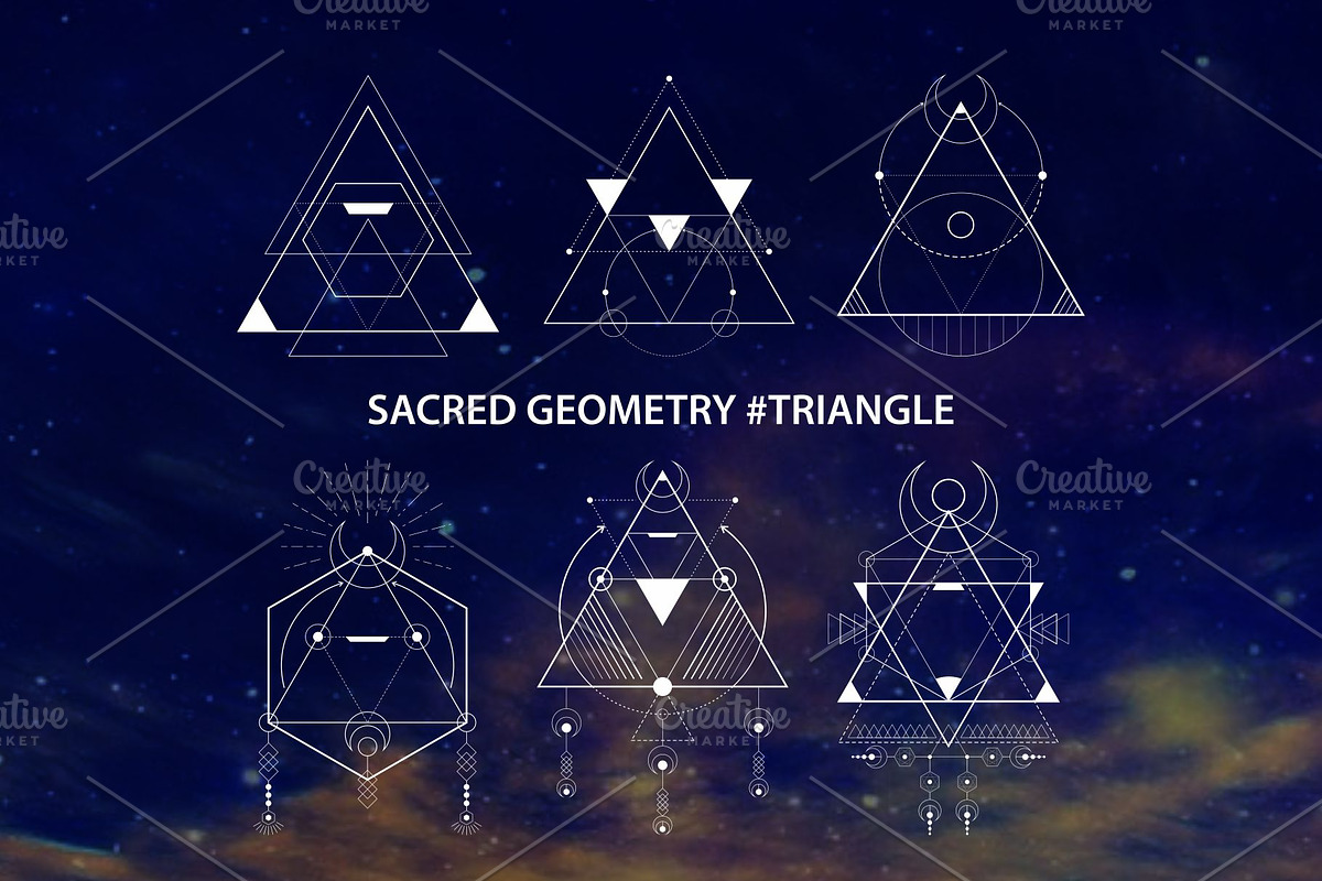 sacred geometry #triangle, an Illustration by azhartz (Photo 1 of 2)