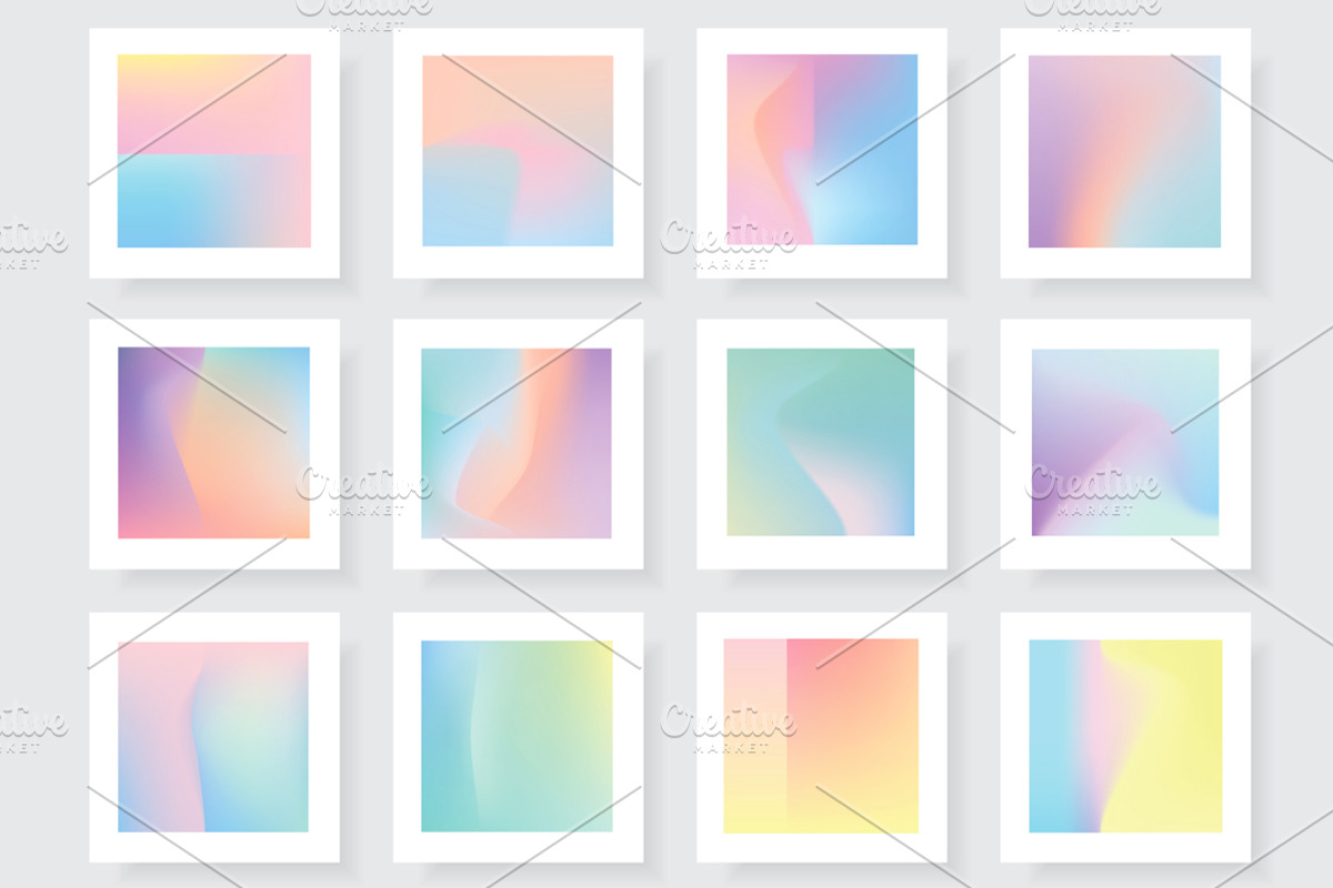 Holographic gradients, a Texture Graphic by Polar Vectors (Photo 12 of 17)