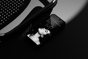 IPhone 15 Dark Moody Mockups