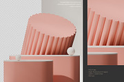 5 Podium with Transparent Background, a Background Graphic by faustudio (Thumbnail 3 of 7)