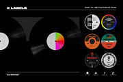 Retro Vinyl Record Mockup, a Product Mockup by FLYERWRK (Thumbnail 7 of 15)