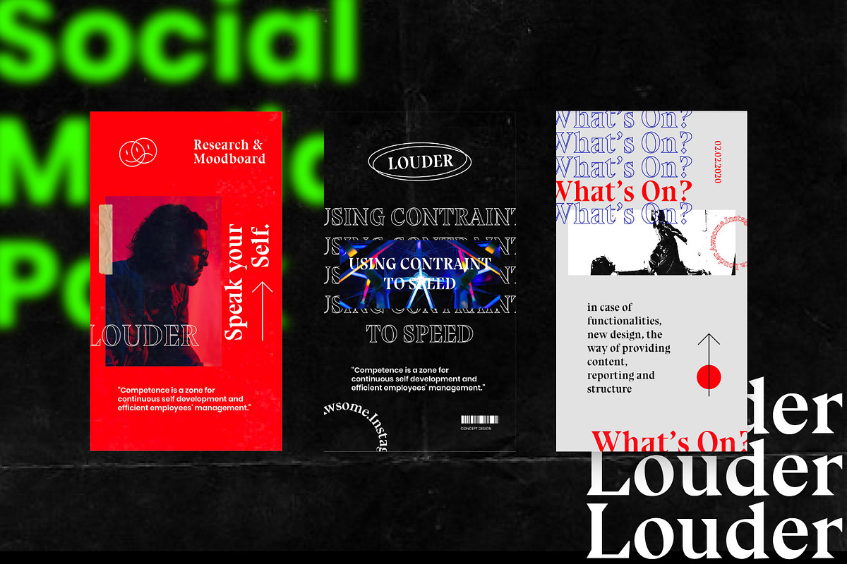 LOUDER - Urban Social Media Brand, a Social Media Template by Dirtytemp Studio (Photo 11 of 12)