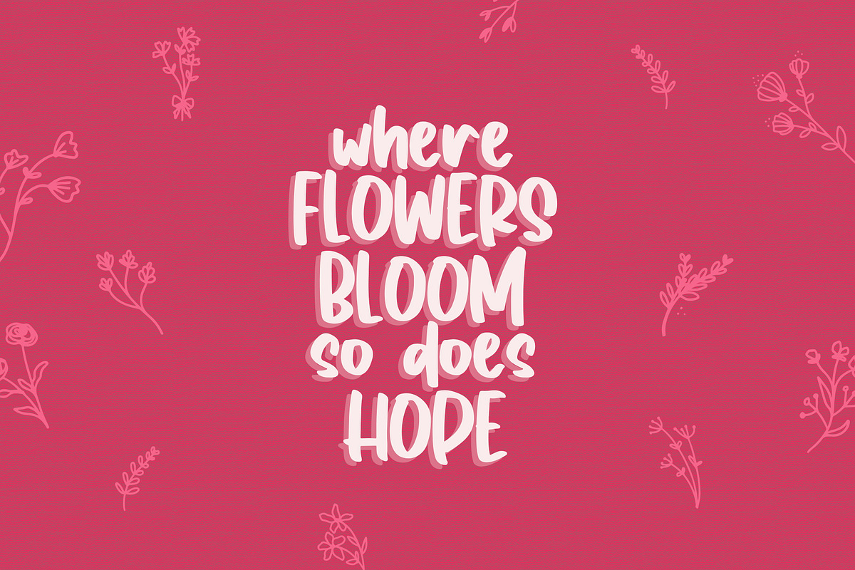 Spring Garden - Handwritten Font preview 2