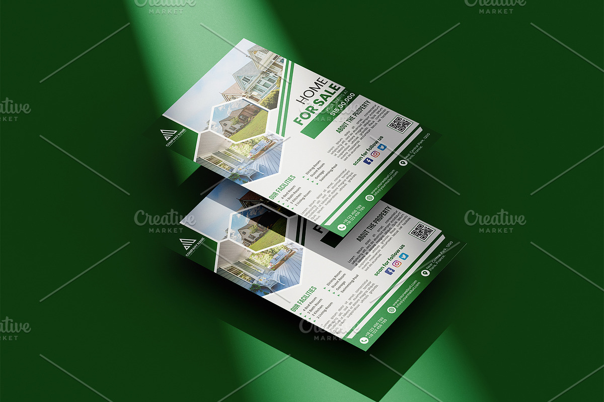 Real Estate - Creative Flyer Design, a Flyer Template by MG Graphics (Photo 3 of 6)