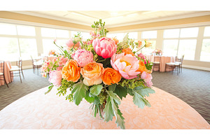 Floral Arrangement Featuring Peonies, a Nature Photo by Lermont51