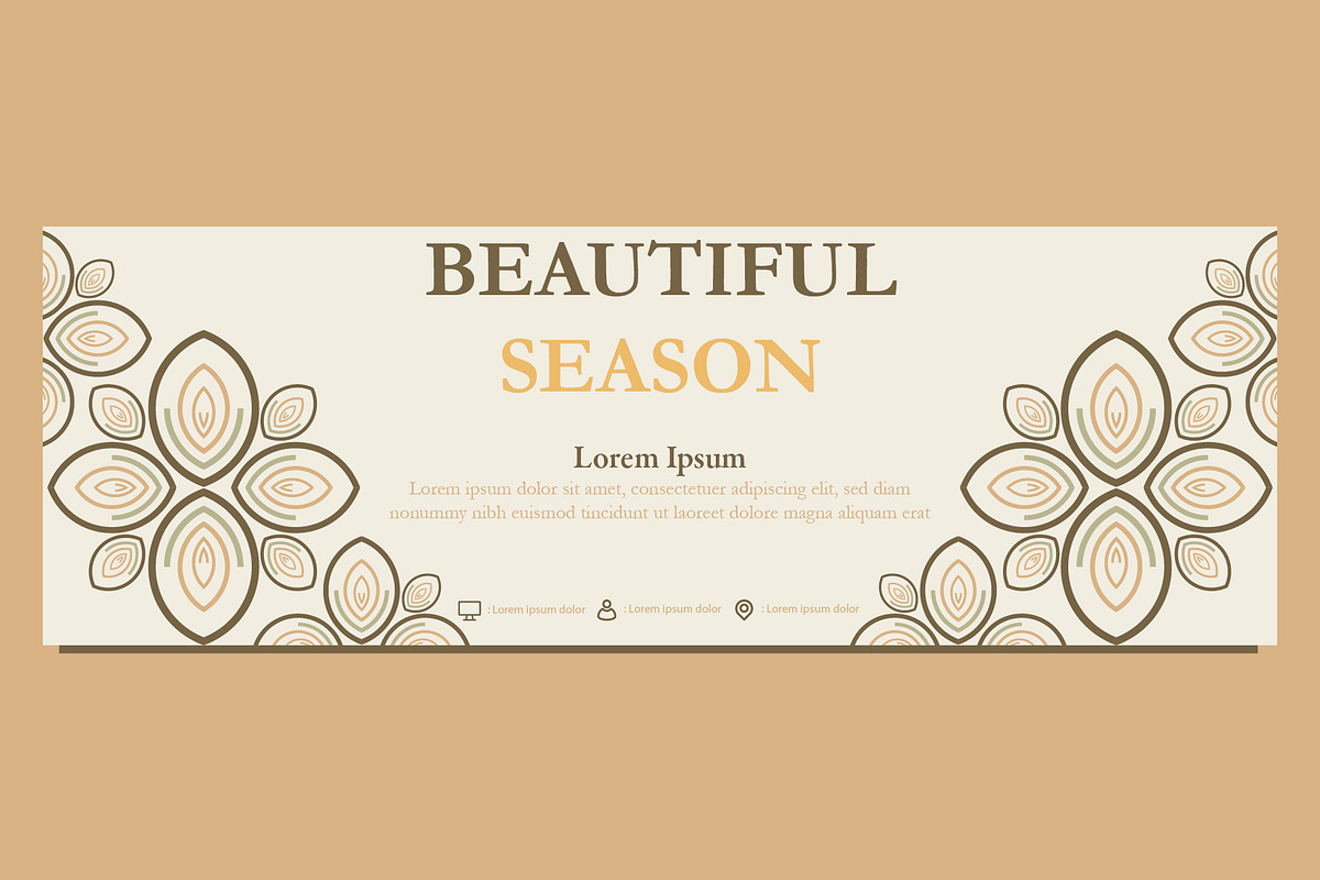 Abstract Floral Banner Template, a Marketing Template by sekitarief (Photo 2 of 3)