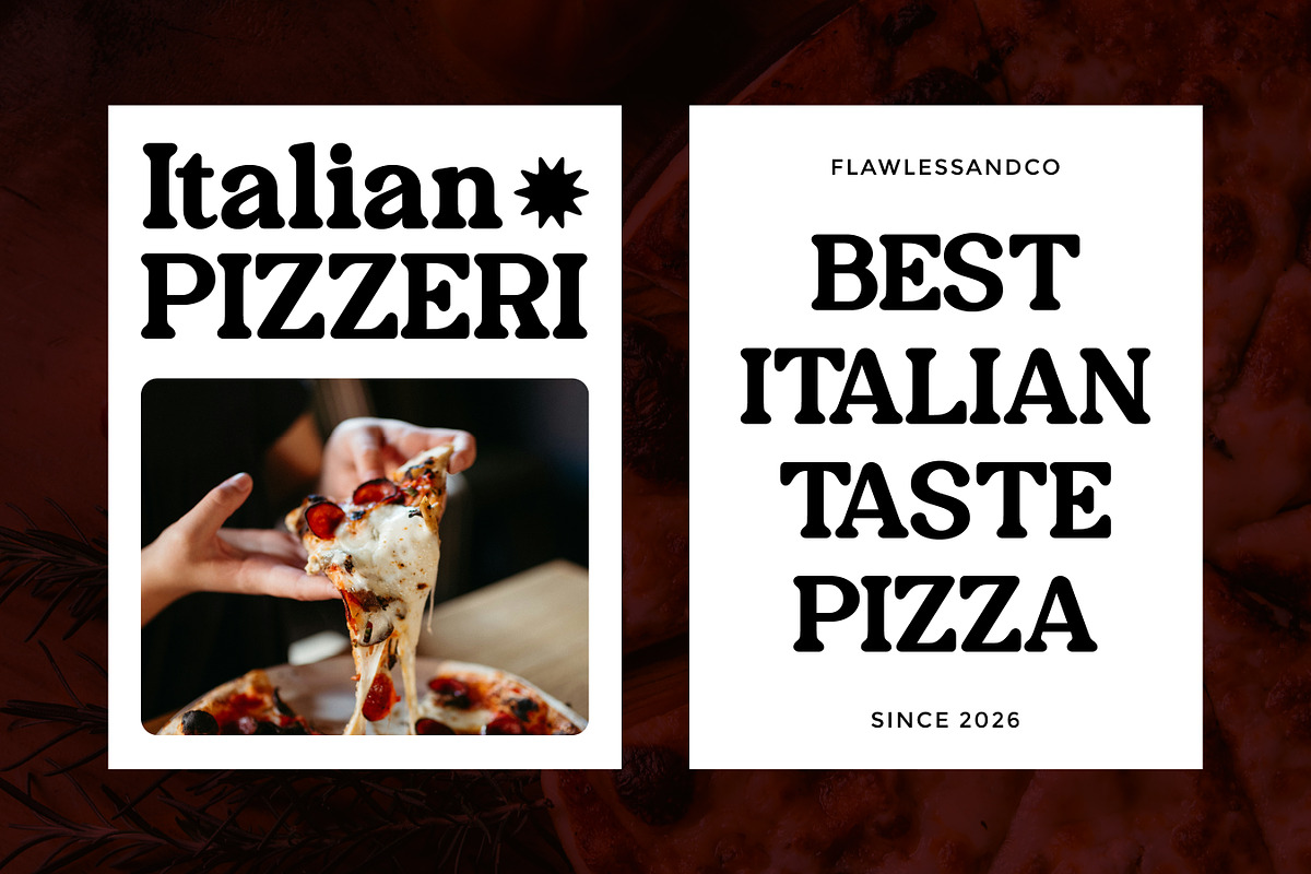 Reyston - Bold Retro Serif Font, a Serif Font by Flawless And Co (Photo 3 of 10)