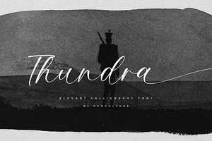 Thundra Elegant Calligraphy Font