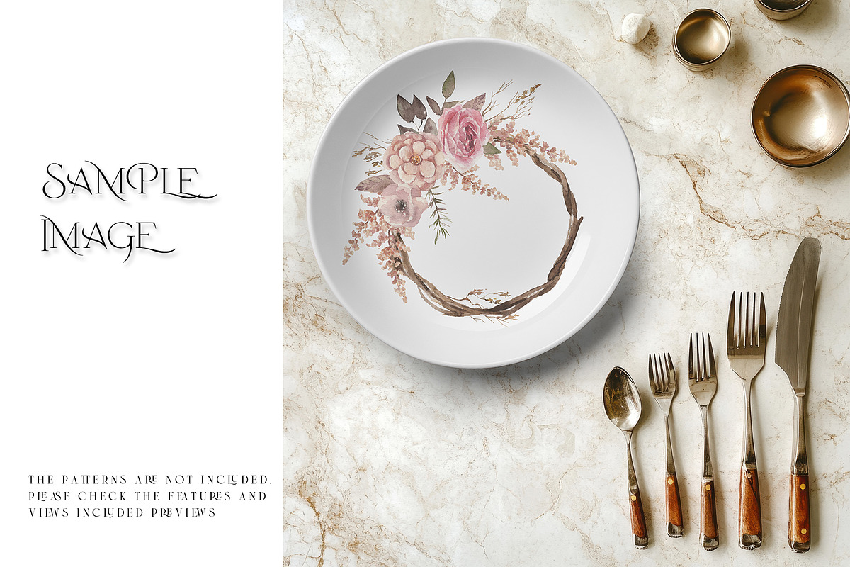 Plate Mockups PNG & PSD, a Product Mockup by mock-ups (Photo 5 of 16)