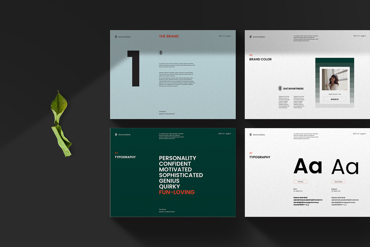 Brand Guidelines, a Brochure Template by GoldenPixelStudio (Photo 3 of 10)