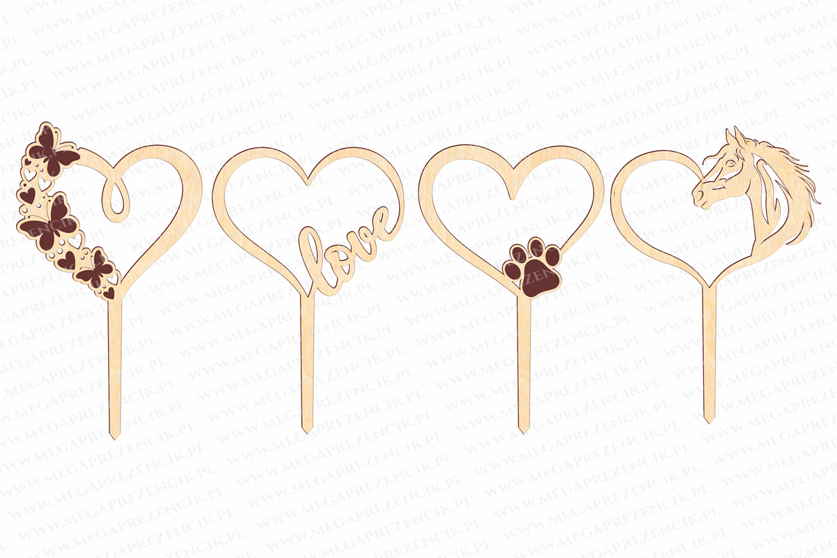 Valentines Day Heart Cake Topper svg, a Pattern Graphic by MegaPrezencik (Photo 2 of 7)