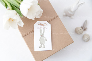 Gift Tag Mockup,Easter Mockup