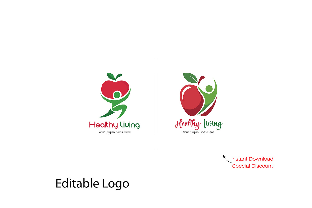 Custom Dietitian Logo Template