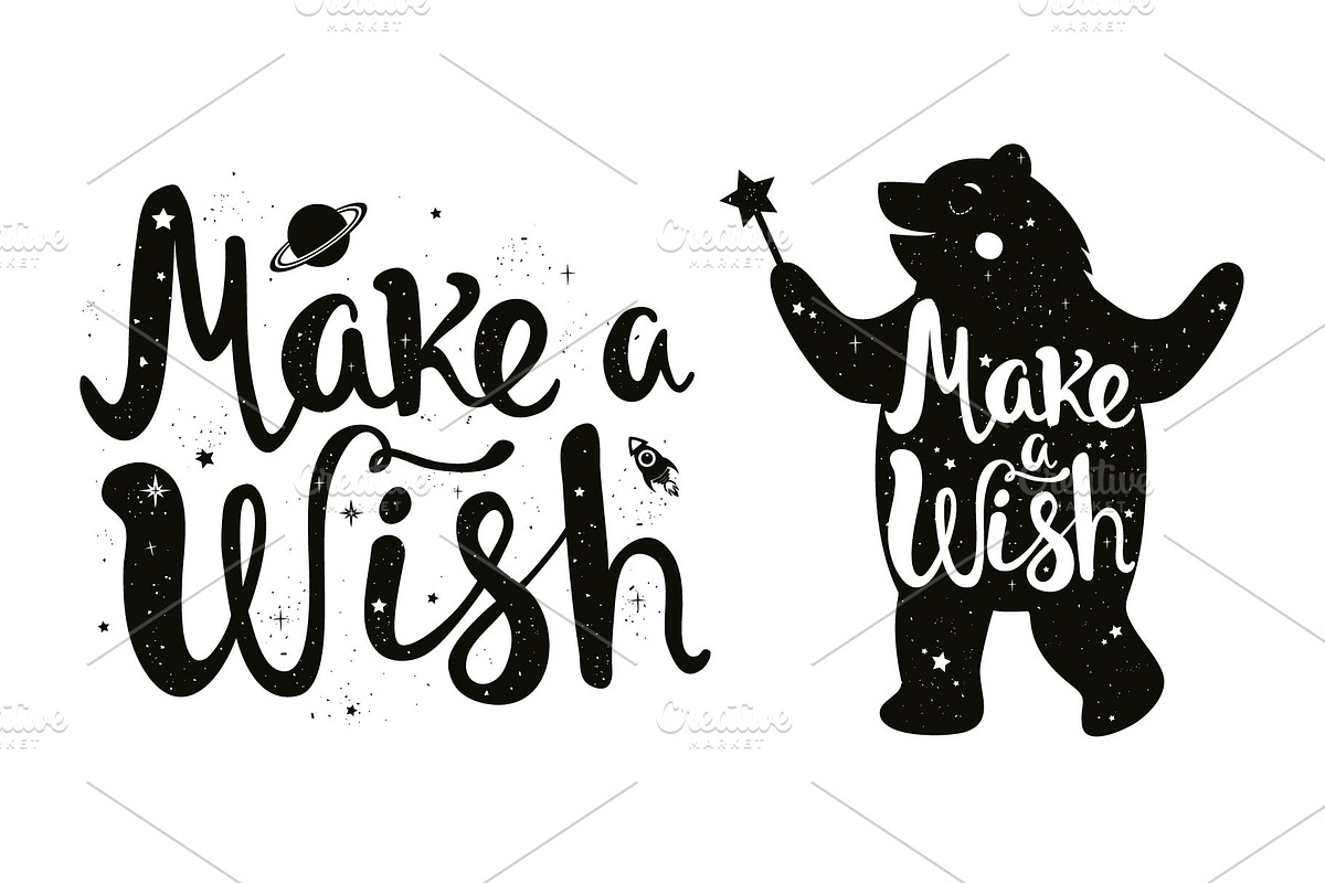 Make a wish prints and patterns, a Pattern Graphic by JULYMILKS (Photo 2 of 3)
