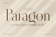Paragon Elegant Classic Font, a Serif Font by Graphicxell (Thumbnail 1 of 8)