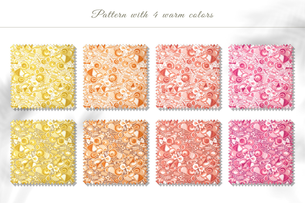 Seamless pattern of Italian pasta 4, a Pattern Graphic by Yummy (Photo 4 of 7)
