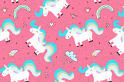 Cute unicorns patterns collection., a Pattern Graphic by Irene_Boiko_ART (Thumbnail 7 of 22)