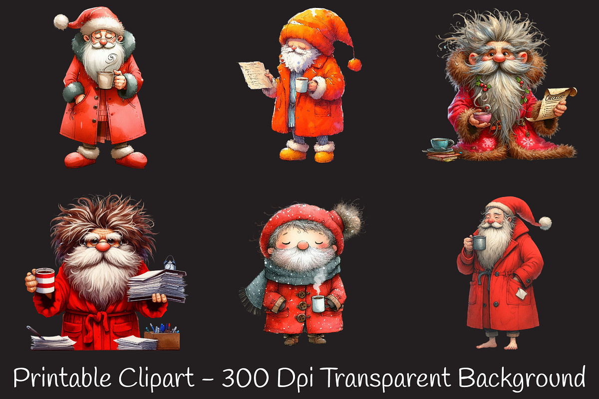 Santa Clipart, an Illustration by RobertsArt (Photo 2 of 7)