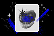 129 Vector Halftone Bitmap Shapes, a Background Graphic by softulka (Thumbnail 14 of 18)