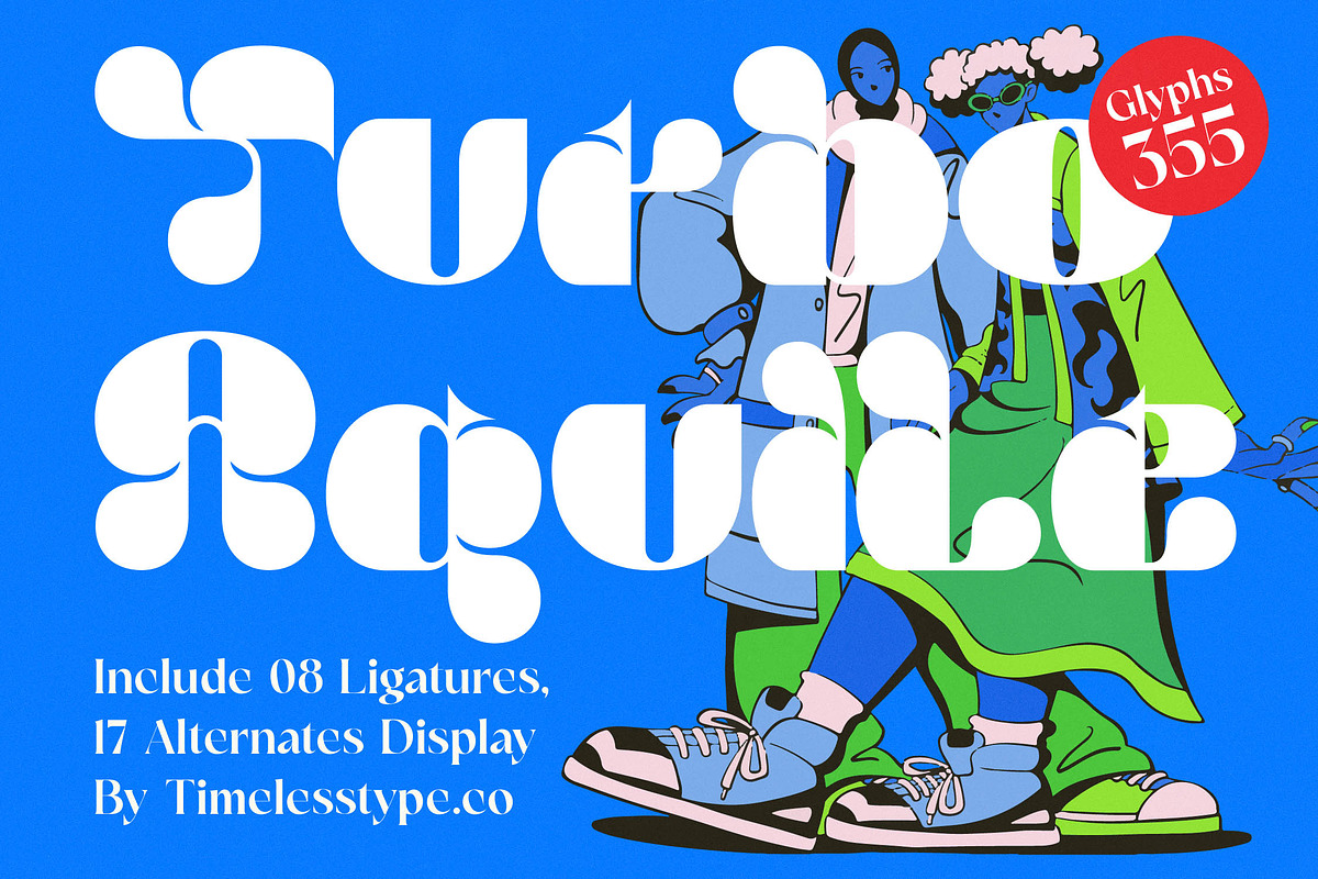 Turbo Aquile Modern Display Serif, a Serif Font by timelesstype.co (Photo 1 of 20)