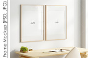 Frame Mockup PSD JPG, a Print Template by VNmockup (Thumbnail 2 of 5)