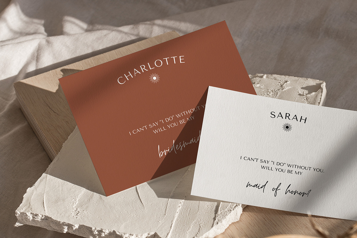 Modern Boho Wedding Bundle CANVA, an Invitation Template by StudioVonBraitenberg (Photo 5 of 13)