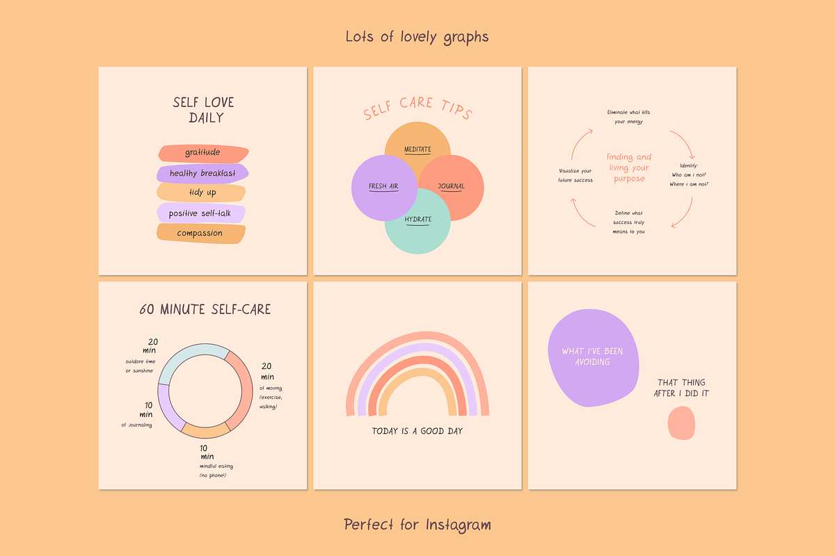Infographics & Charts Tool Box, a Social Media Template by Delightful Design (Photo 7 of 10)