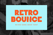 Retro Bounce Sans Serif Font, a Sans Serif Font by UICreative (Thumbnail 1 of 13)