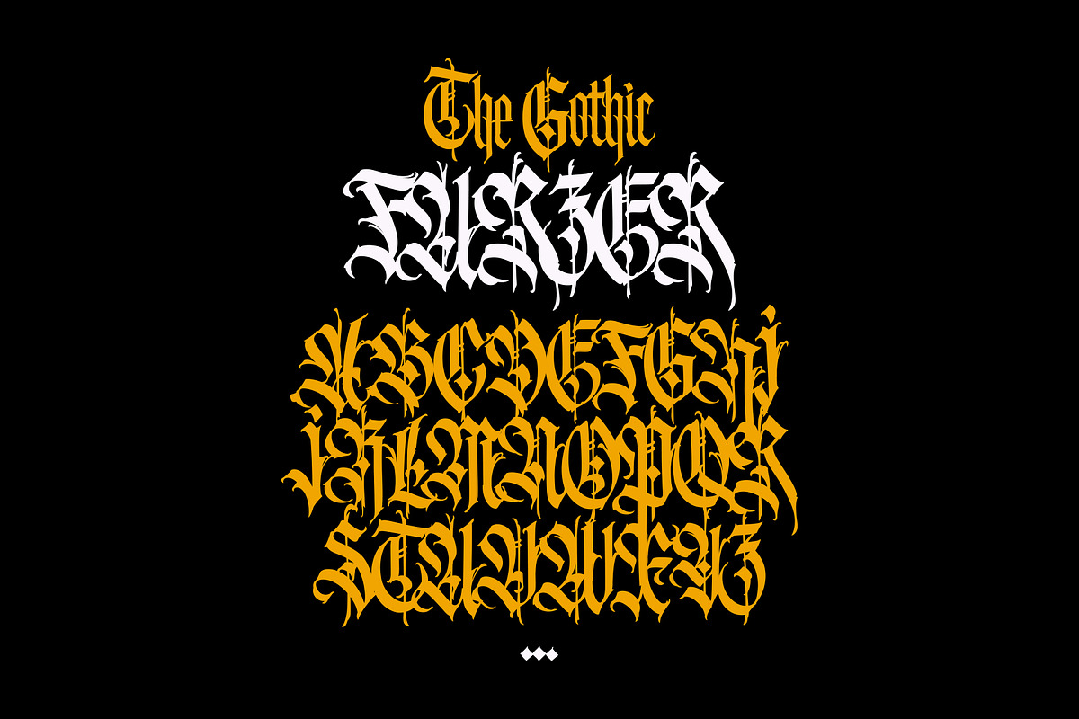 Gothic vector letters - 031, an Object Graphic by GeekClick (Photo 9 of 17)