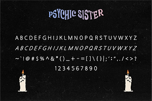 Psychic Sister Mystical Font Duo