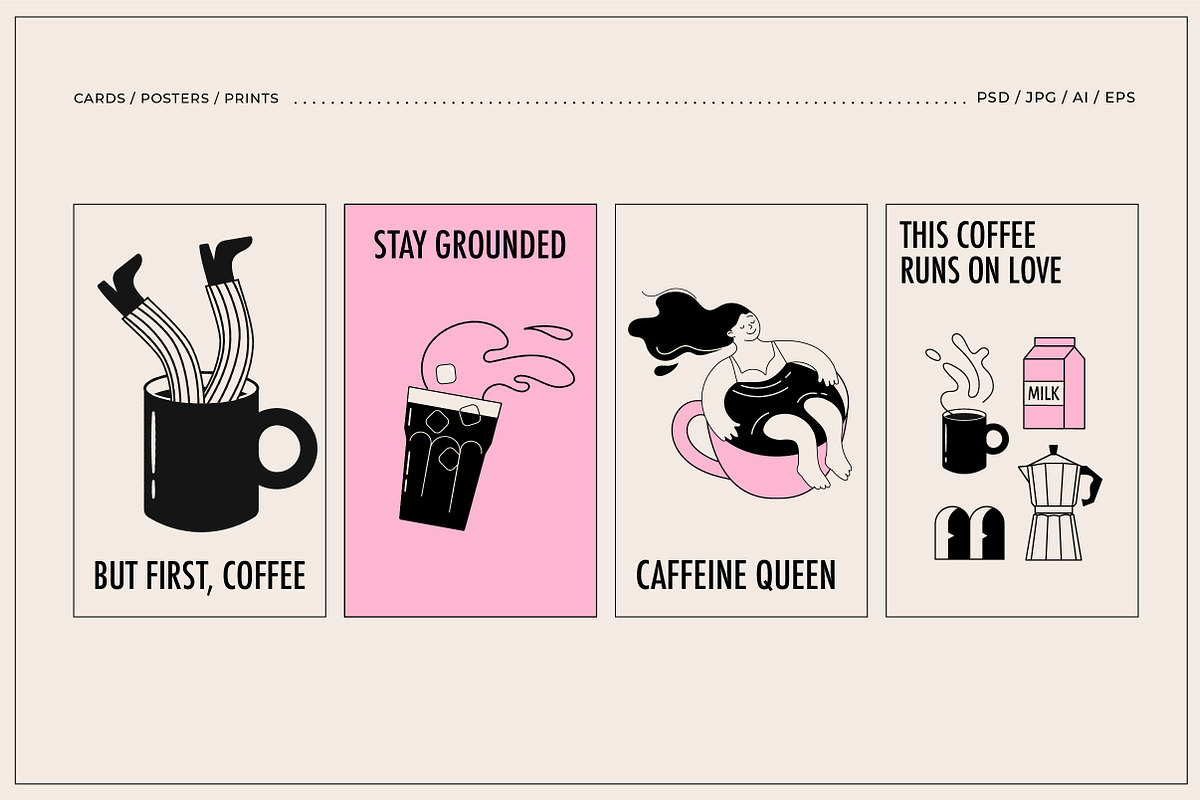 Coffee-Inspired Doodle Collection, an Object Graphic by Marish (Photo 3 of 8)