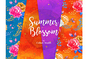Floral clipart AND floral papers, an Illustration by Collart Studio (Thumbnail 5 of 8)